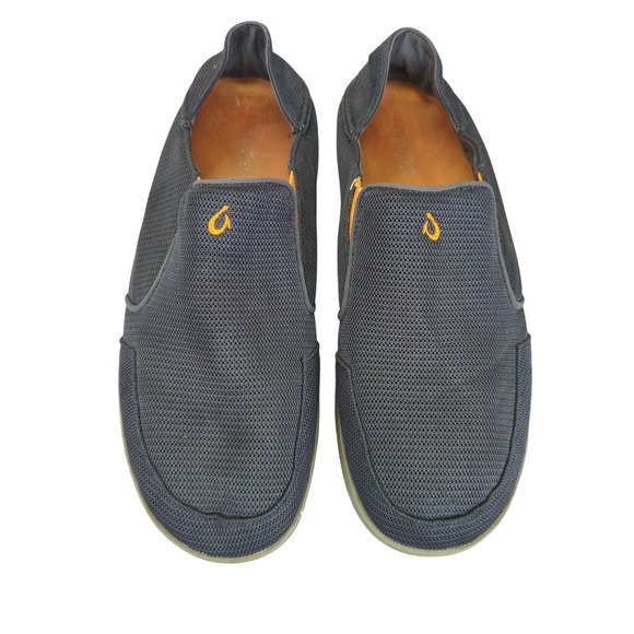 OluKai Mens Nohea‎ Mesh Slip On Shoes Sneakers Gray Comfort EU 46 14 Casual - Picture 4 of 8